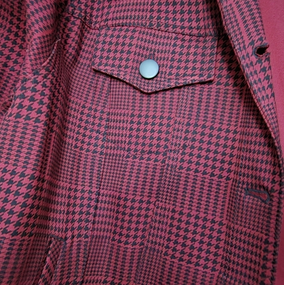 Torrid red and black plaid jacket - Picture 2 of 2